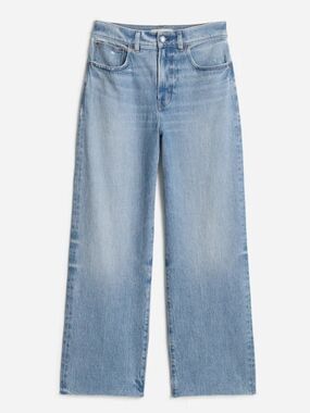 Madewell | Light Wash Cropped Wide-Leg Jeans